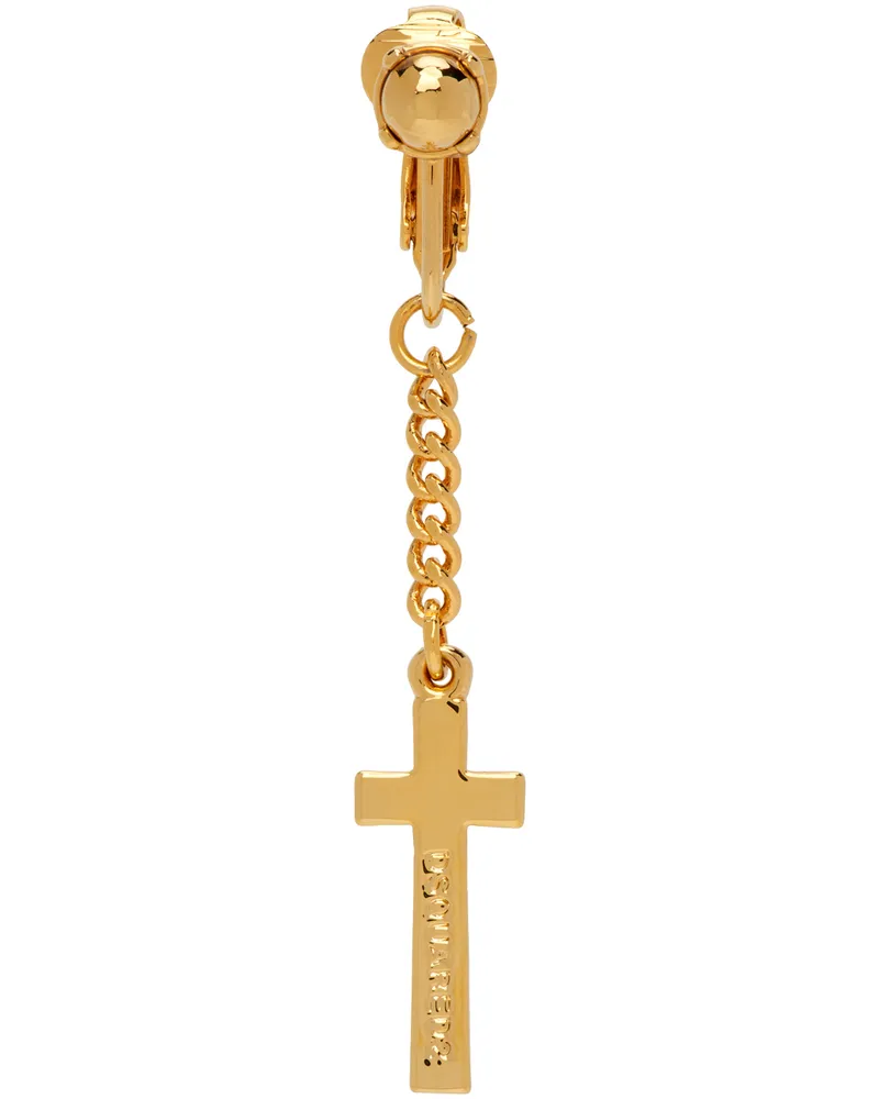 Dsquared2 Gold Jesus Single Earring F193
