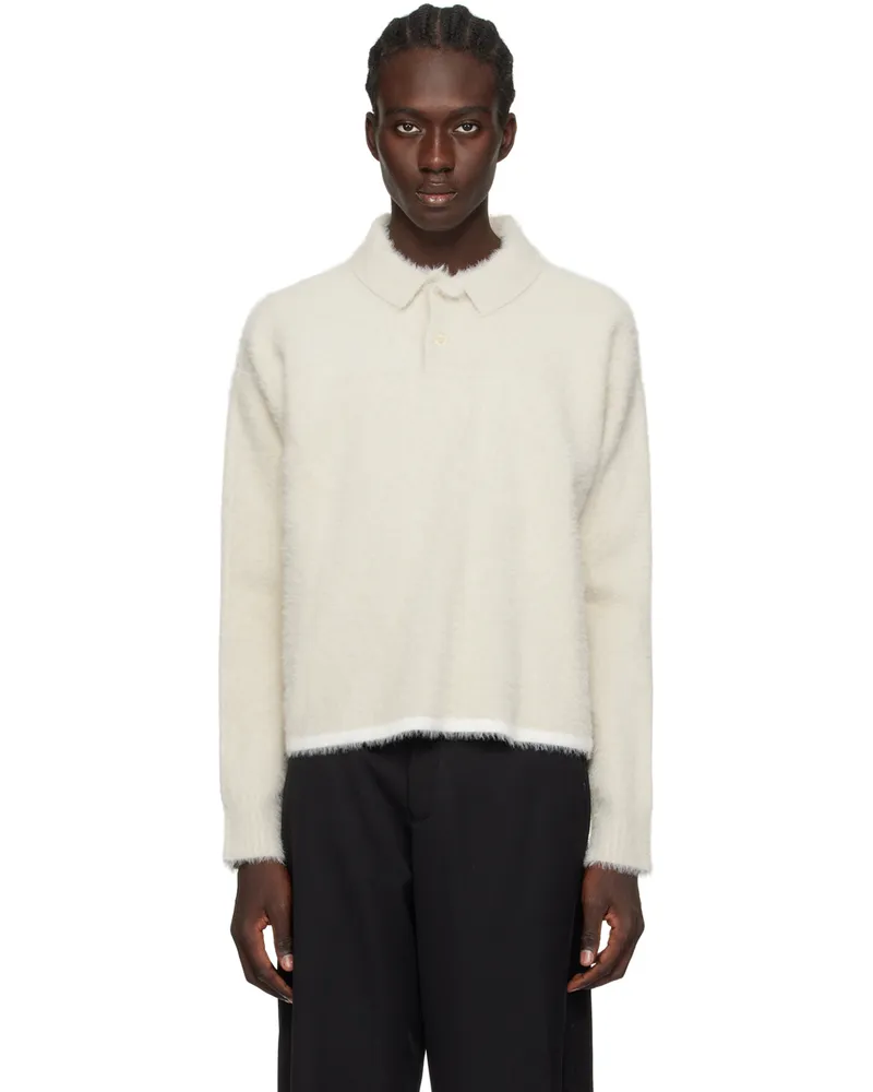 Jacquemus Off-White Le Papier 'Le Polo Neve' Polo 110