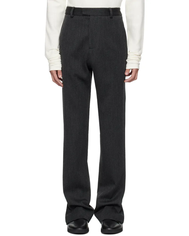 16ARLINGTON Gray Merrin Trousers Grigio