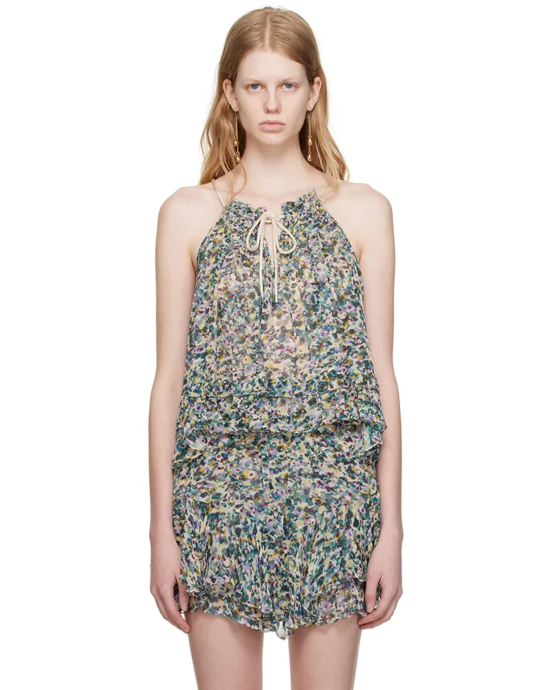 Étoile Isabel Marant Green Fabino Tank Top Geec