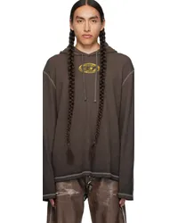 Diesel Brown T-Crone Hoodie 9cma