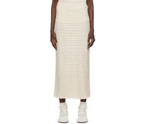 Off-White Smocked Maxi Skirt
