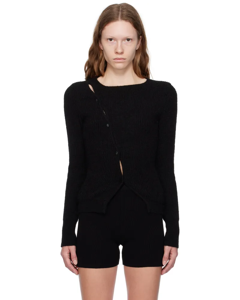 Jacquemus Black Le Chouchou 'La Maille Pau' Cardigan 990