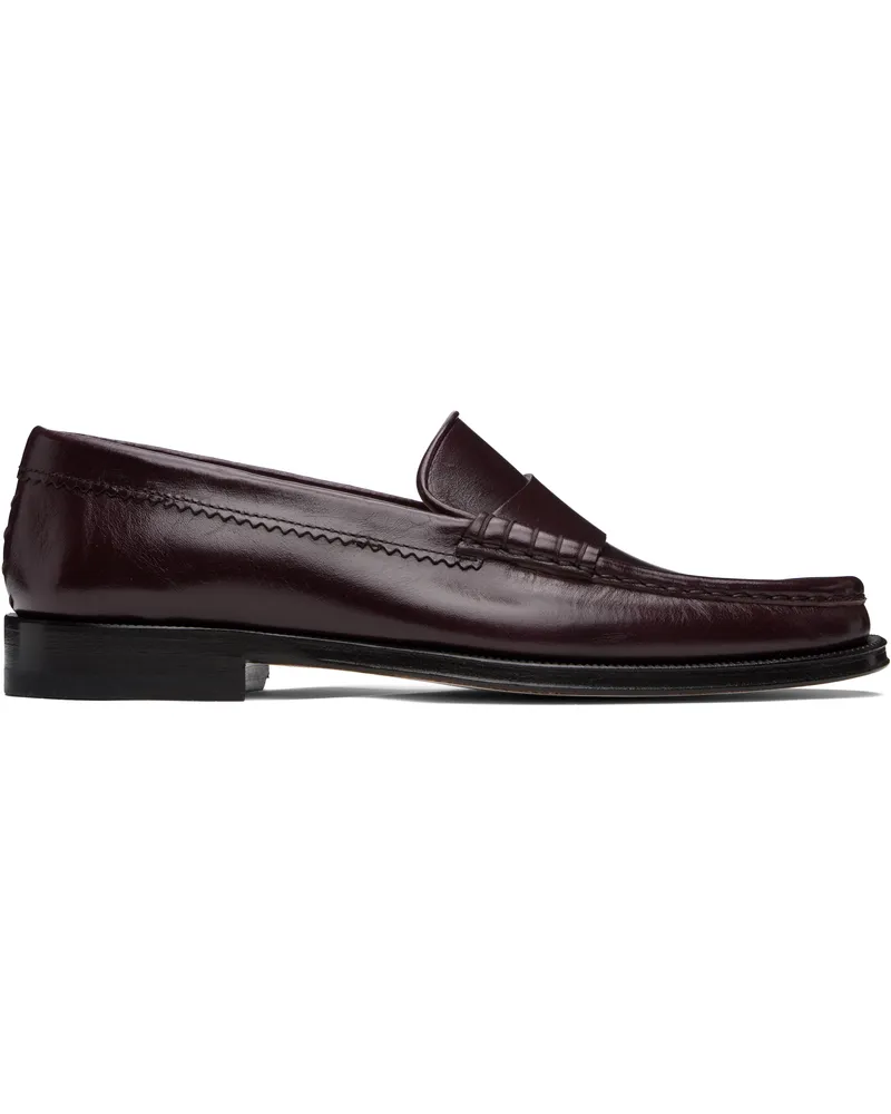 Gabriela Hearst Burgundy Seren Loafers Bordeaux