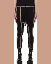 Boris Bidjan Saberi Black LongJohn2.2 ST Lounge Pants Black