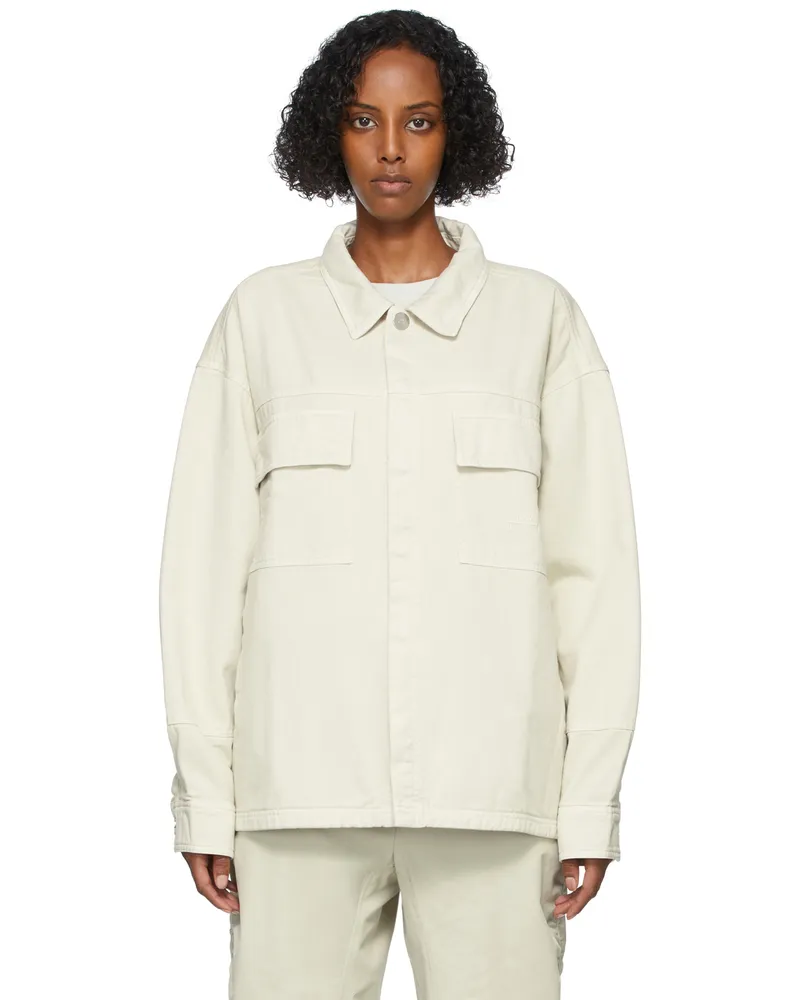 ACW* Beige Syncline Overshirt Jacket Bone