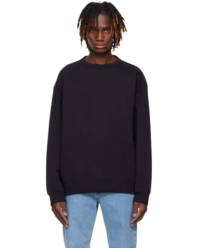 Dries van Noten Navy Oversized Sweatshirt 509
