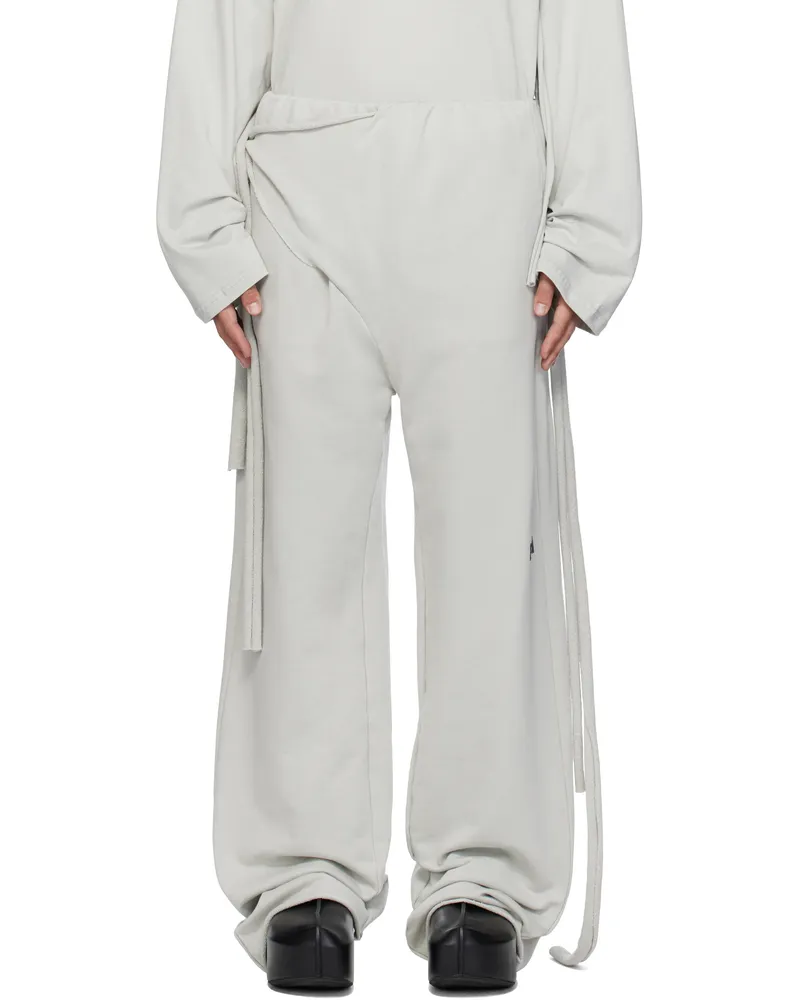 OTTOLINGER Gray 'Otto' Wrap Sweatpants Grey