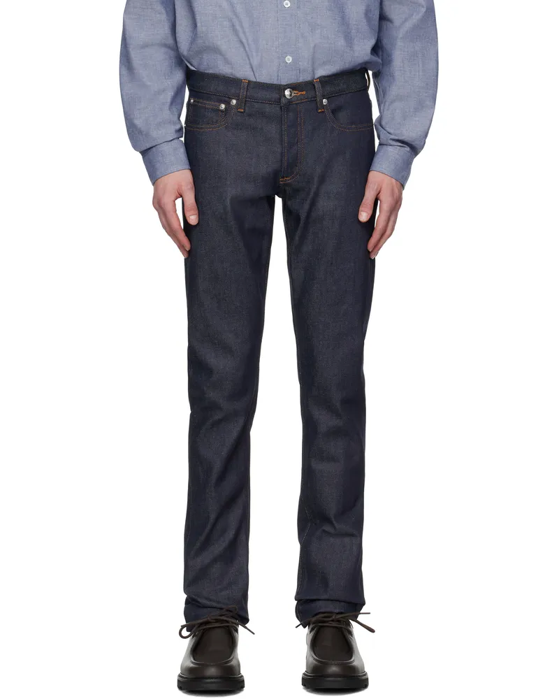 A.P.C. Navy Petit Standard Jeans Iai