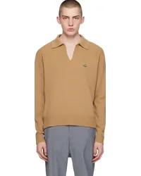 Vivienne Westwood Tan Rib Polo Ss24-c407