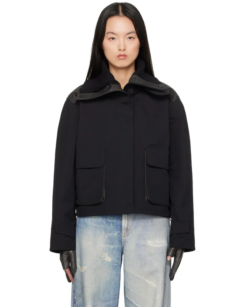 Our Legacy Black Marine Jacket Static