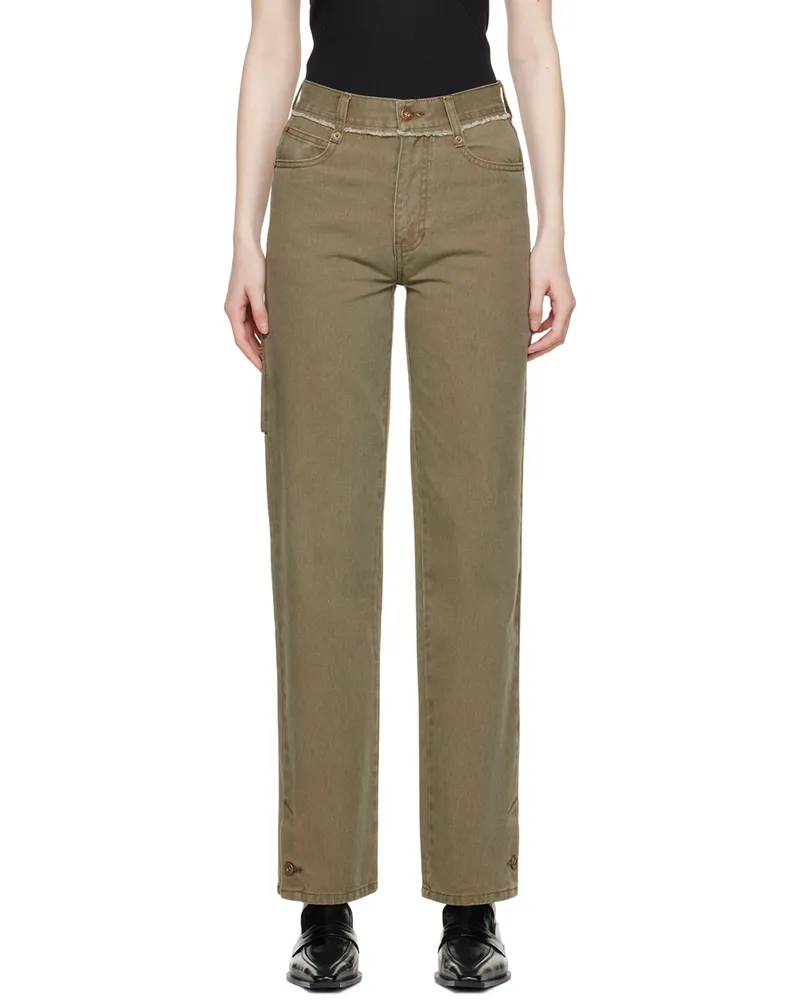 DRAE Khaki Carpenter Jeans Khaki