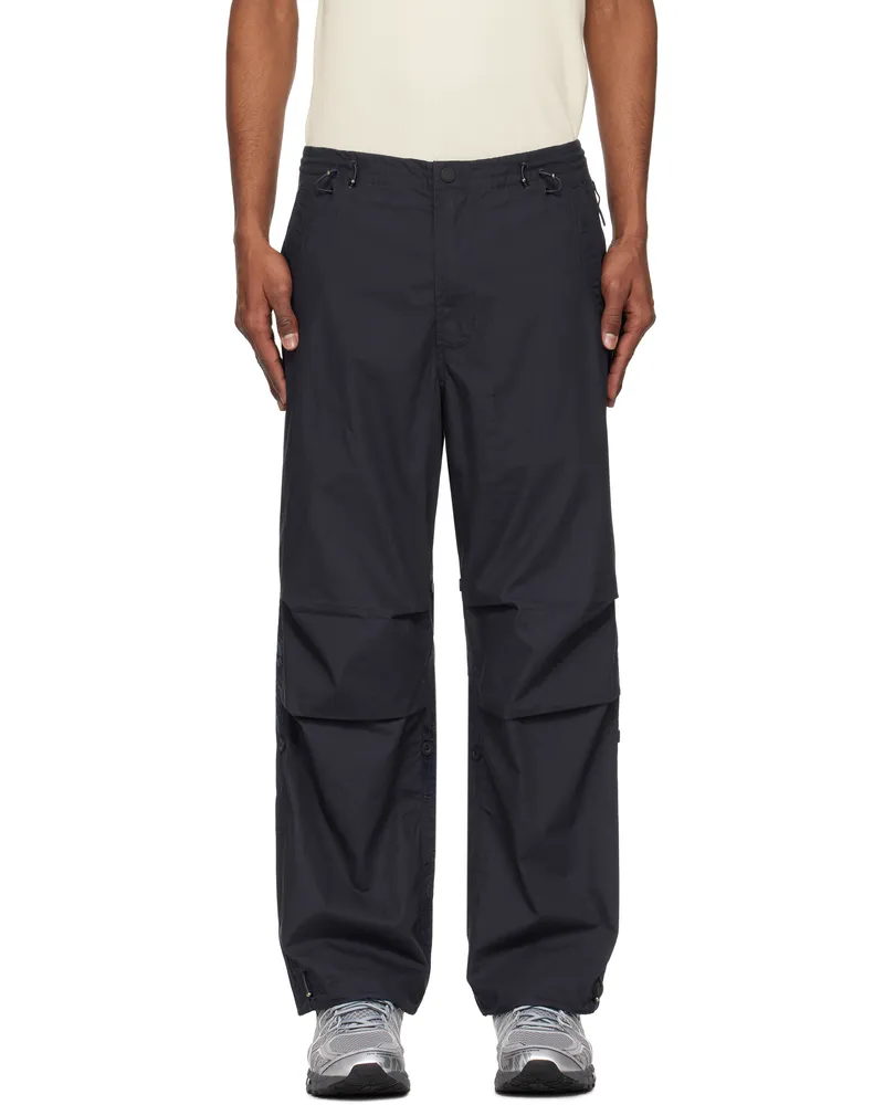maharishi Navy 6102 Crow & Heron Loose Snopants Trousers Navy