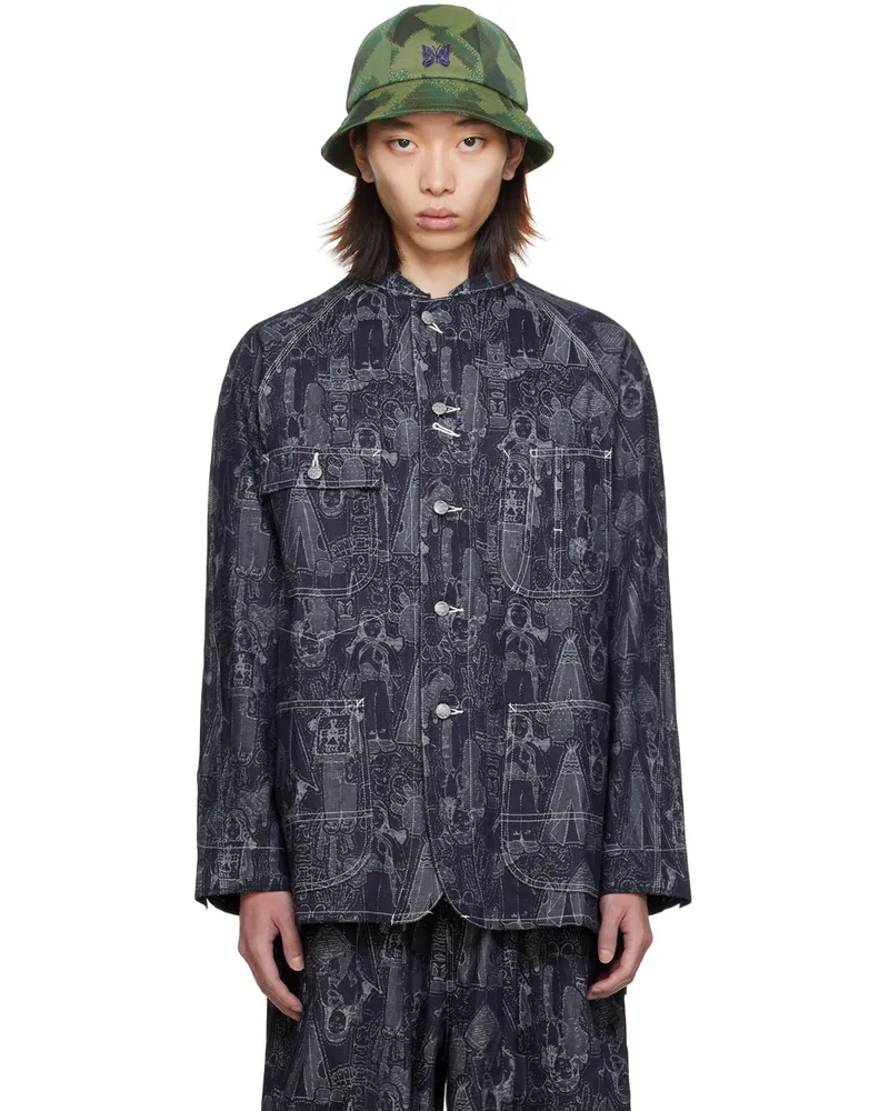 NEEDLES Indigo 7 Oz Denim jacket Indigo