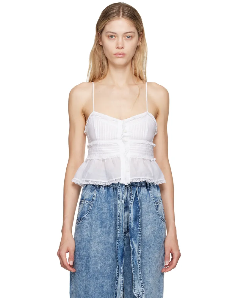 Étoile Isabel Marant White Gloria Camisole 20wh