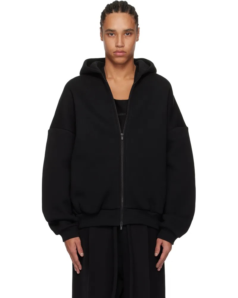 Fear of God Black 'Eternal' Fleece Full Zip Hoodie Black