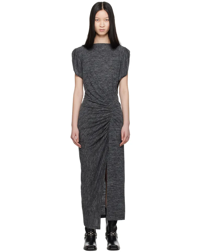 Étoile Isabel Marant Gray Isabella Midi Dress 02an