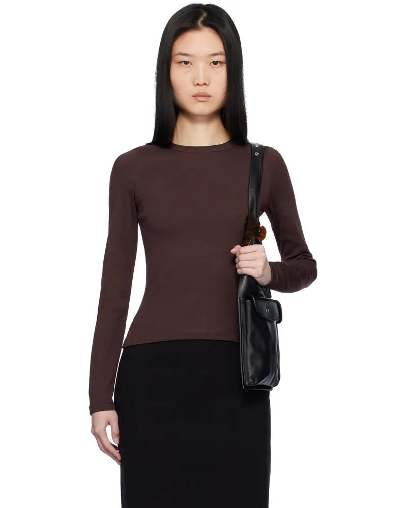Flore Flore Brown Max T-shirt Choco