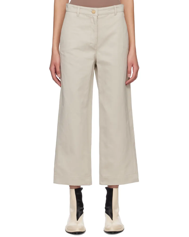 Max Mara Beige Sospiro Trousers 001