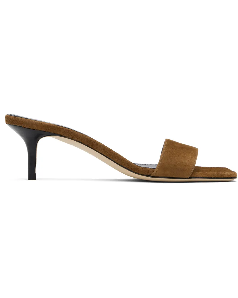 aeyde Brown Ilvy Mules Brown