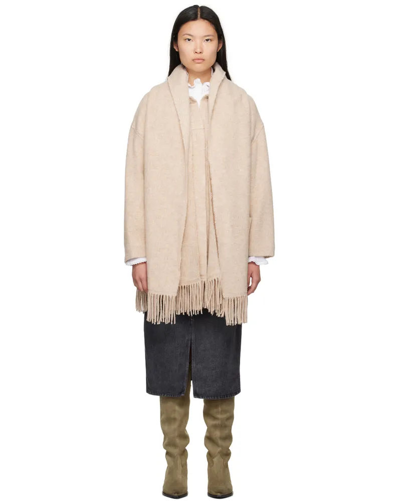 Étoile Isabel Marant Beige Faty Coat 23ec