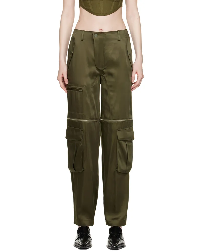 DRAE Khaki Aviator Trousers Khaki