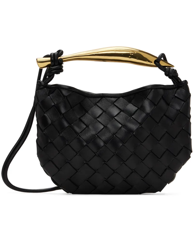 Bottega Veneta Black Mini Sardine Shoulder Bag 1019
