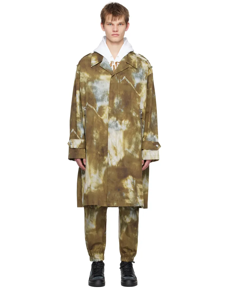 Balmain Green Desert Coat Udf