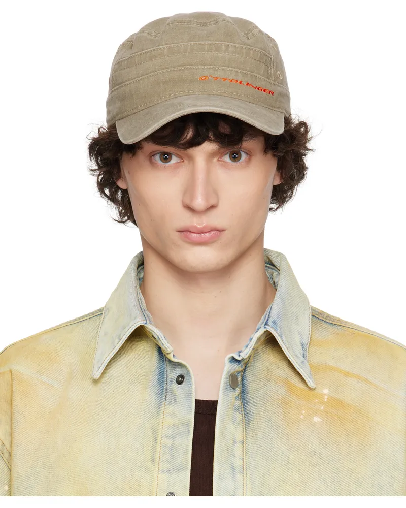 OTTOLINGER Khaki Summer Cap Stone