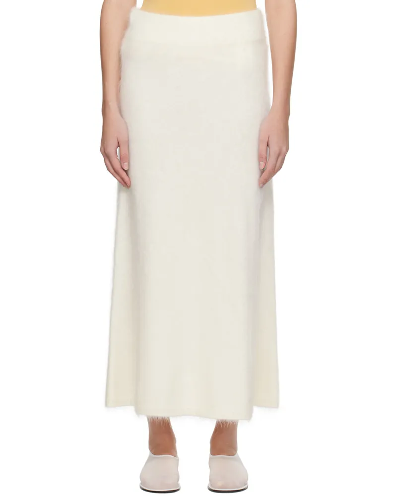 Lisa Yang Off-White Asta Midi Skirt Cz