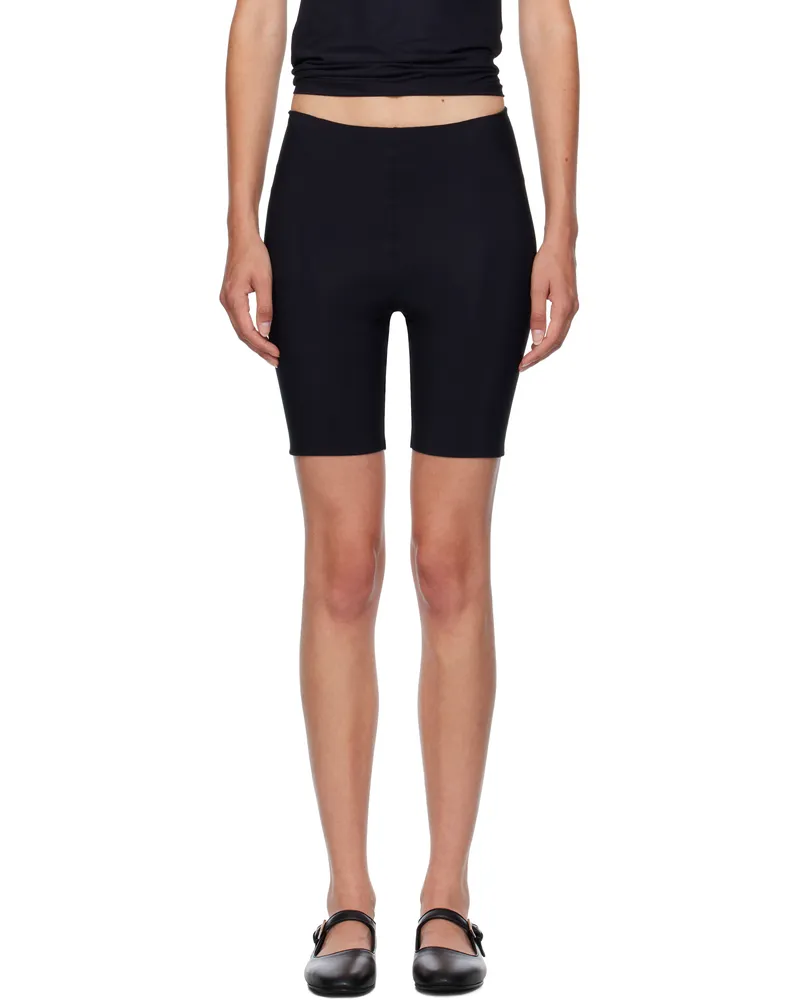Jil Sander Black Second Skin Shorts 001