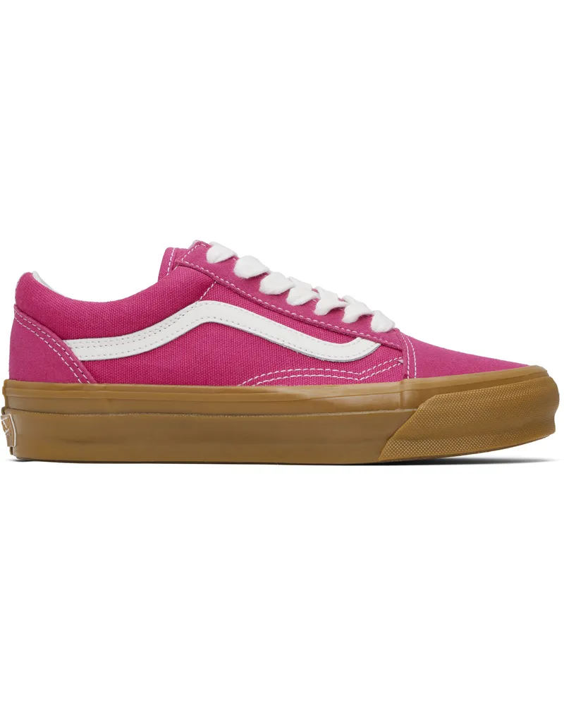 Vans Pink Premium Old Skool Gum Sneakers Gum