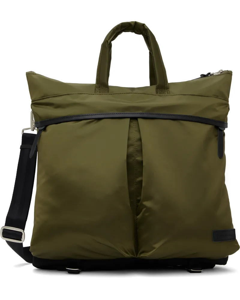 MASTER PIECE Khaki Lightning Helmet L Tote Khaki
