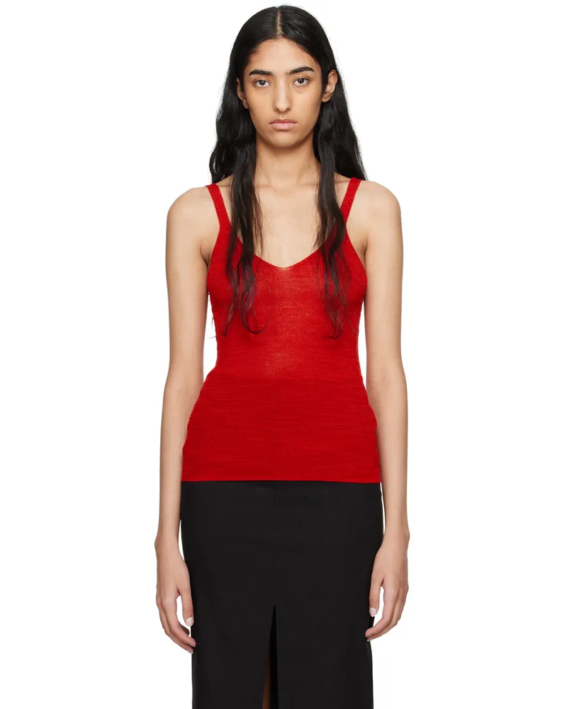 Isabel Marant Red Marthe Tank Top 11pr
