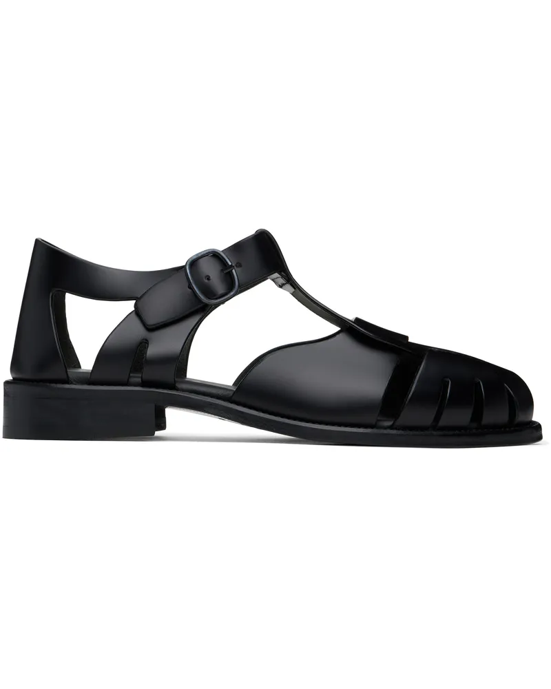 HEREU Black Pesca Sandals Black