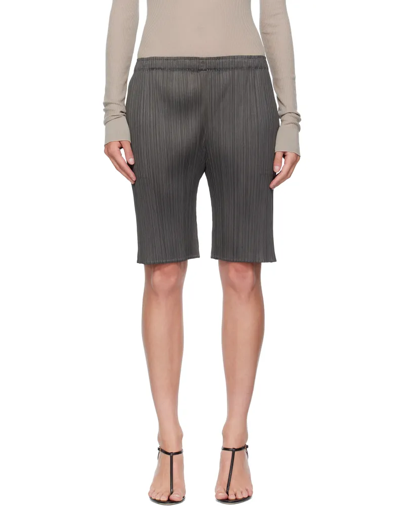Issey Miyake Gray June Monthly Colors Shorts 06