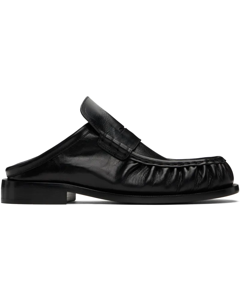 Dries van Noten Black Slip On Loafers 900