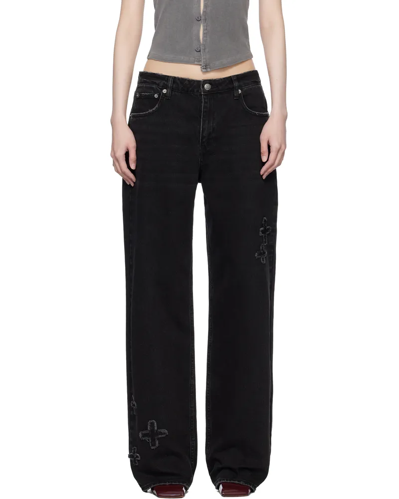 ksubi Black Low Rider Noir Kraftwerk Jeans Black