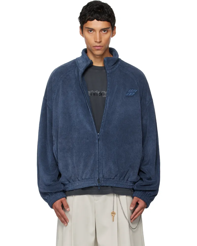 Alexander Wang Blue Relaxed Track Jacket 402d