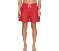 Red 'Le Maillot Praia' Swim Shorts