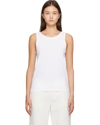 The Row White Frankie Tank Top White