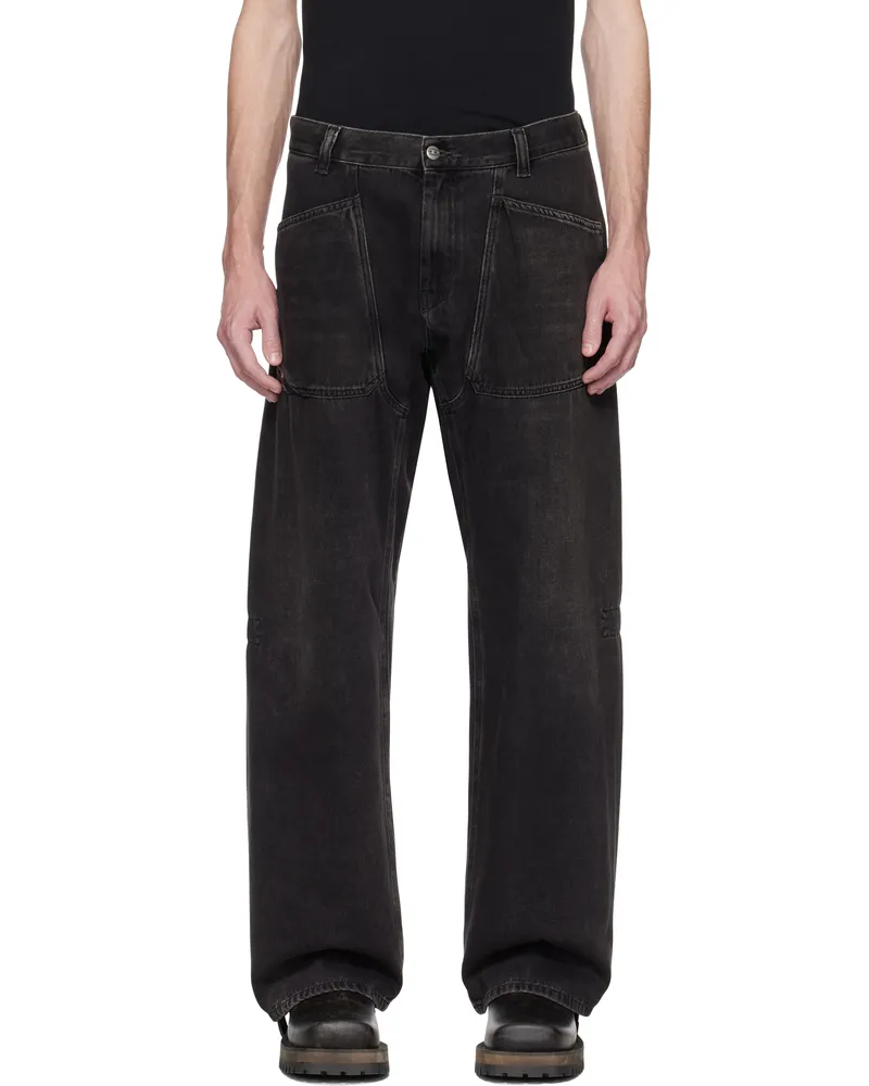 Diesel Black Relaxed D-Zeta 09j96 Jeans 2