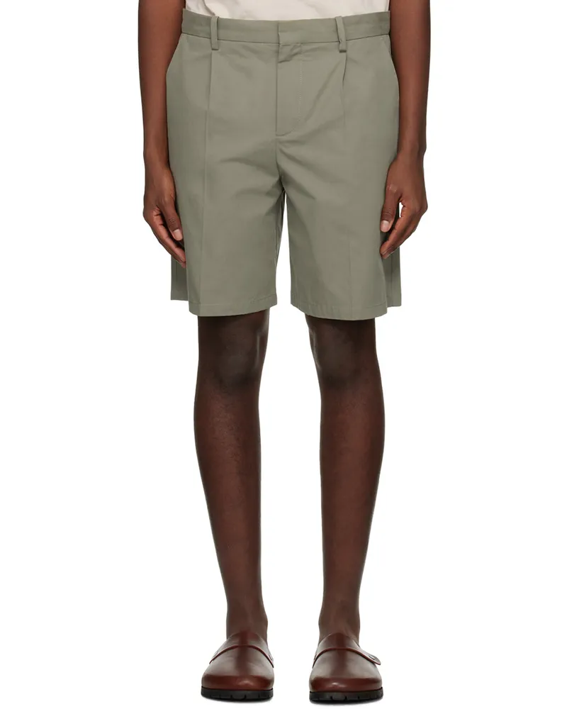 A.P.C. Khaki Terry Shorts Kae