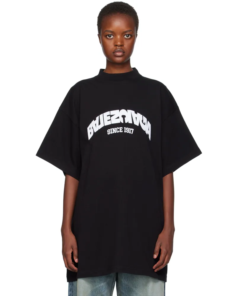 Balenciaga Black Back Flip T-Shirt 1070