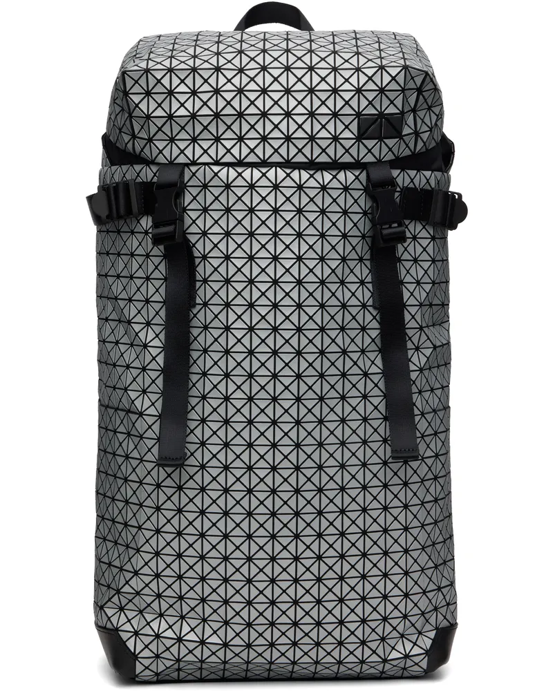 Issey Miyake Gray Hiker Reflector Backpack 91-silver