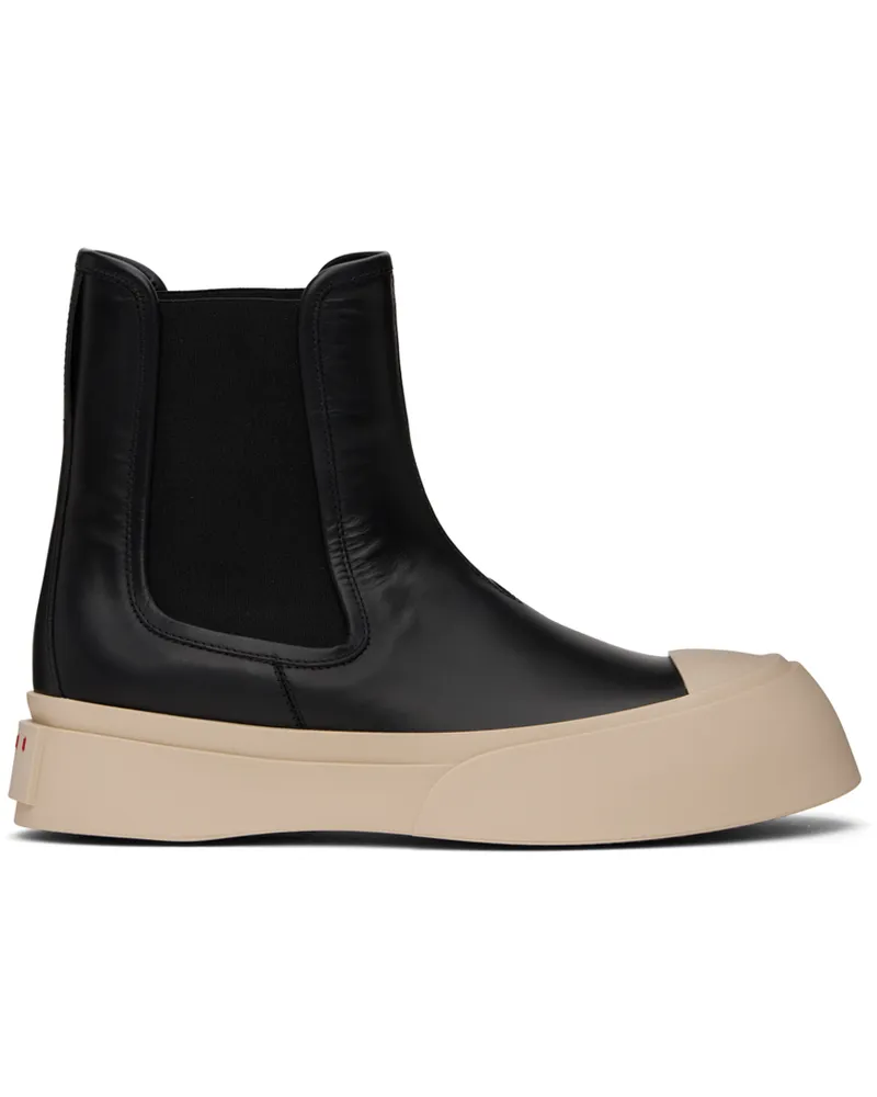 Marni Black Pablo Chelsea Boots 00n99