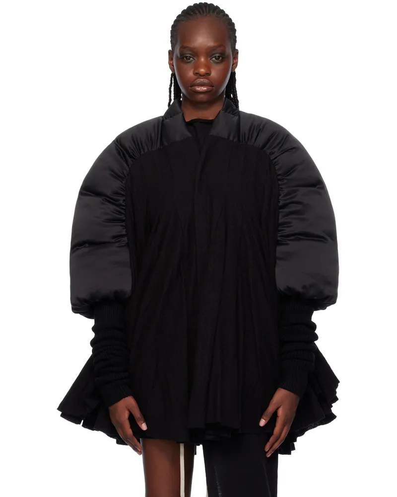 Rick Owens Black Duvetessa Down Jacket 09