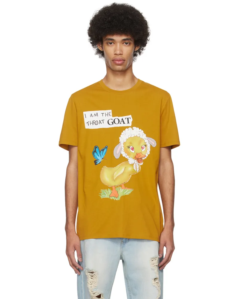 Egonlab Yellow Goat T-Shirt Safran