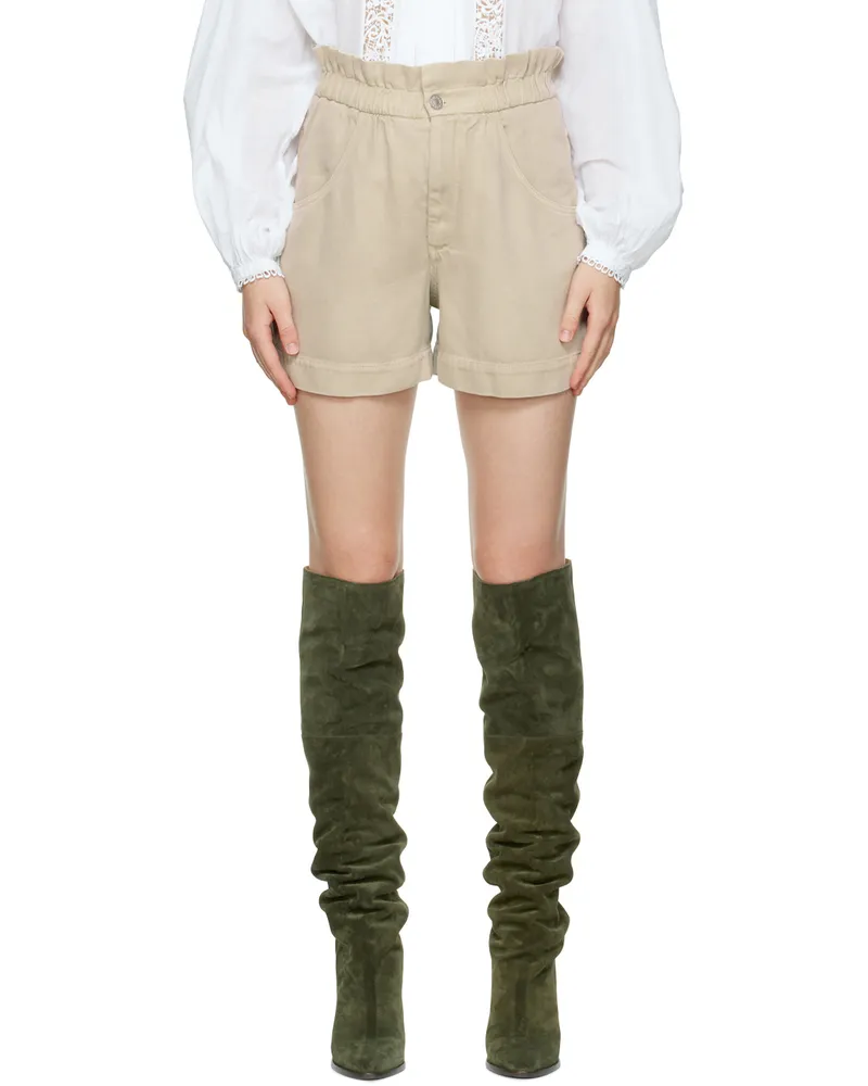 Étoile Isabel Marant Beige Fluid Shorts 23ec