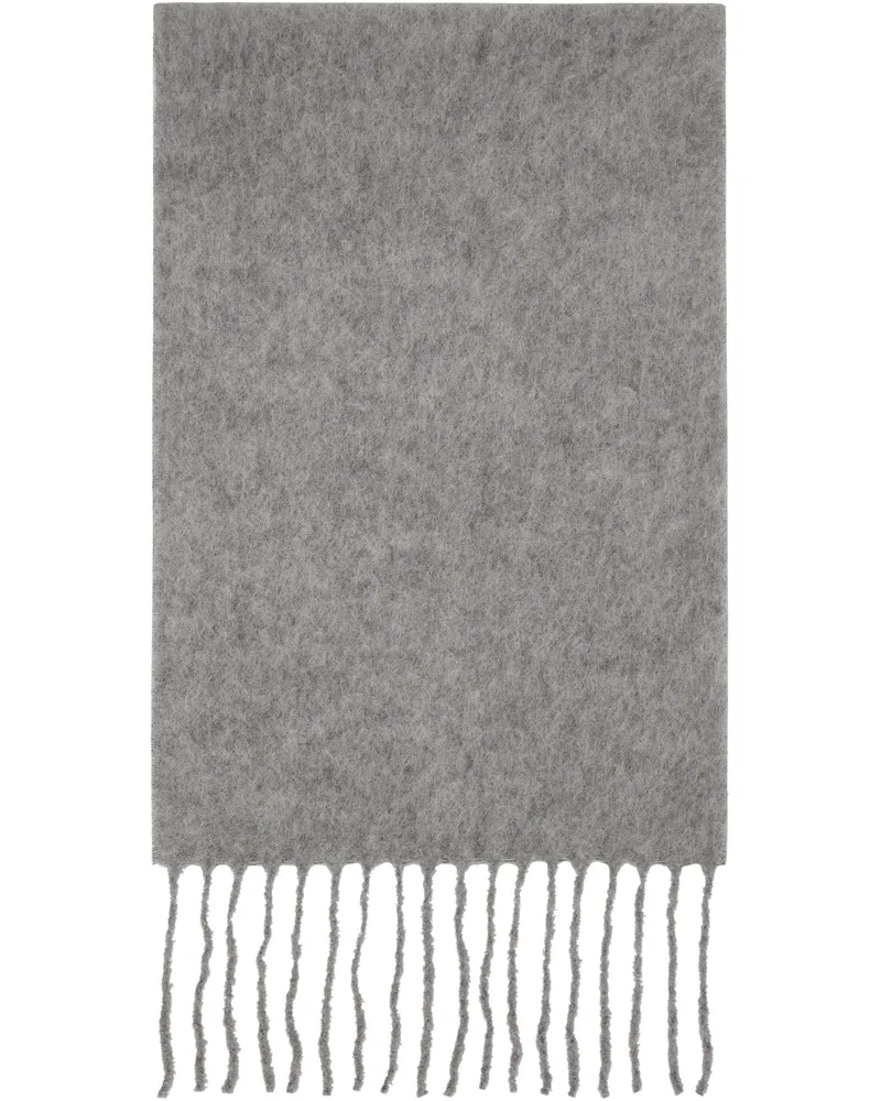 Jacquemus Gray 'The Carro' Scarf 950